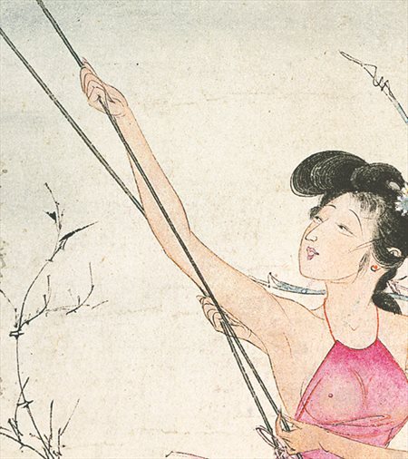 东川-胡也佛的仕女画和最知名的金瓶梅秘戏图